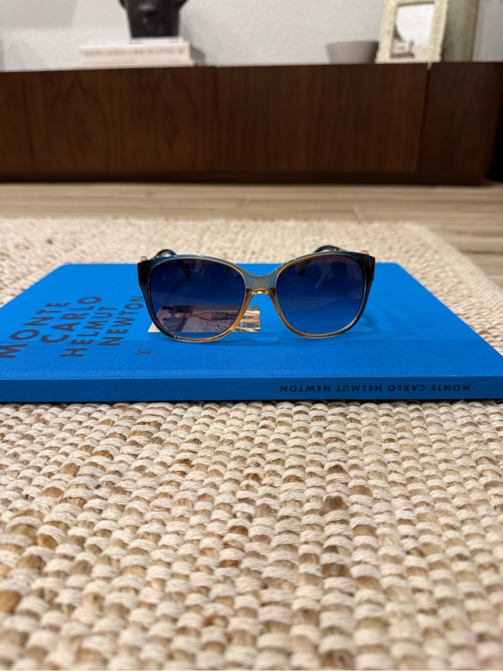 Vintage Michael Kors oversized two-tone butterfly sunglasses